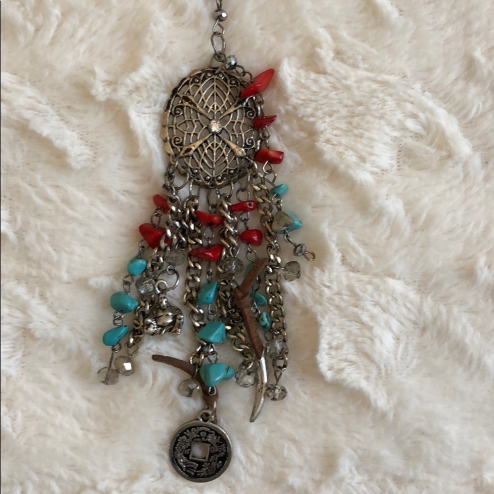 Daytrip dream catcher pendant necklace
